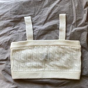 Majorelle Cropped Sweater Tank